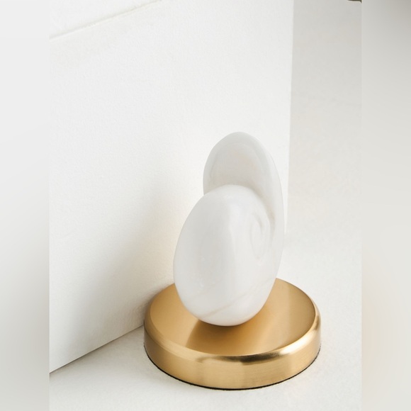 Anthropologie Marina Marble Doorstop, NWT - Picture 2 of 2